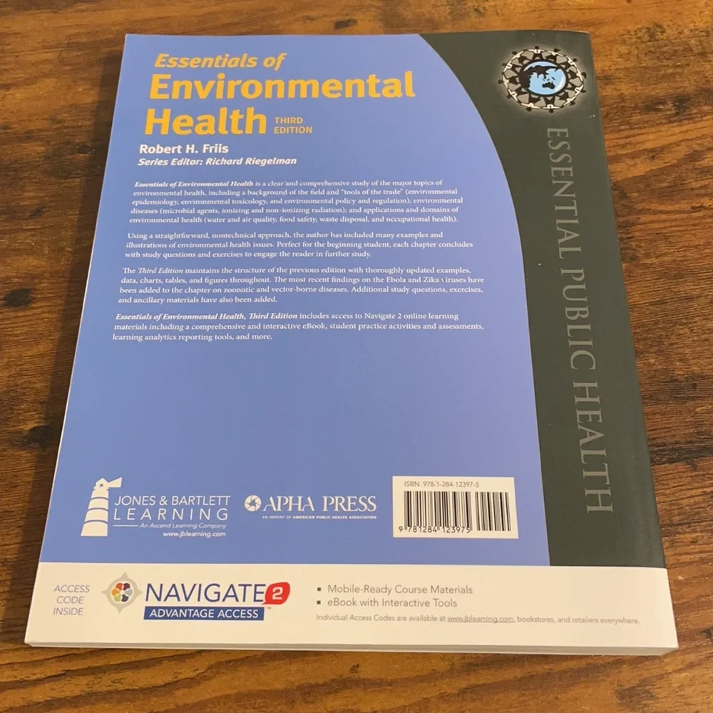 Essential of Environmental Health college textbook - Picture 2 of 2